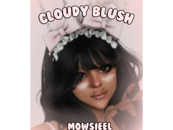 Maxis Match Cloudy Blush by Mowsieel - The Sims 4 Custom Content