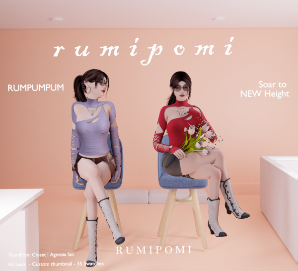 Alpha Rumpumpum_Agnesia by rumi_pomi - The Sims 4 Custom Content