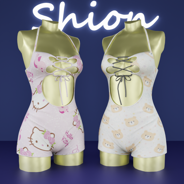 Alpha Shion Diane Outfit by shion_sims - The Sims 4 Custom Content