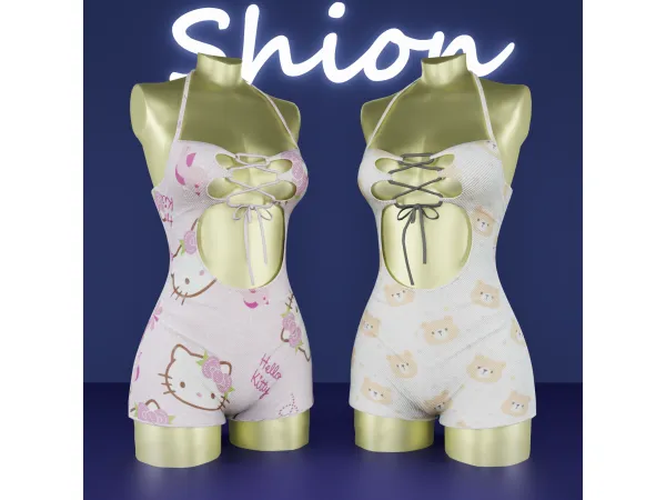 Alpha Shion Diane Outfit - The Sims 4 Custom Content