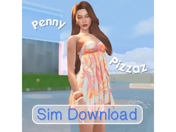 Maxis Match Penny Pizzaz Sim Download by simmatry - The Sims 4 Custom Content