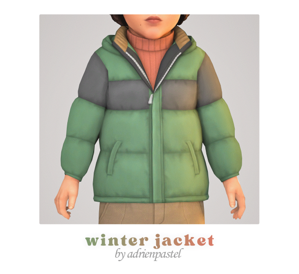 Maxis Match EP05 Winter Jacket Linen Pants by simsfinds - The Sims 4 Custom Content