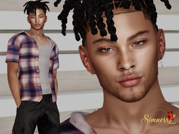 Alpha Ricky Dawson by simnessz - The Sims 4 Custom Content