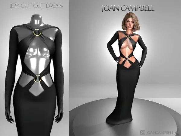 JEM CUTOUT DRESS by Joan_Campbell_Beauty_