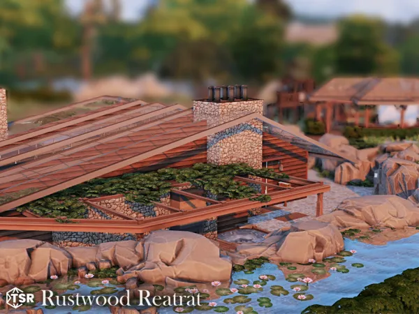 Maxis Match Rustwood Retreat l noCC by simzmora - The Sims 4 Custom Content