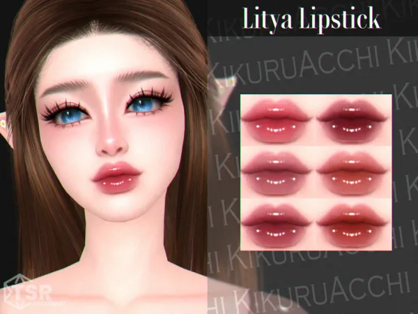 Mix Litya Lipstick by thesimsresource - The Sims 4 Custom Content