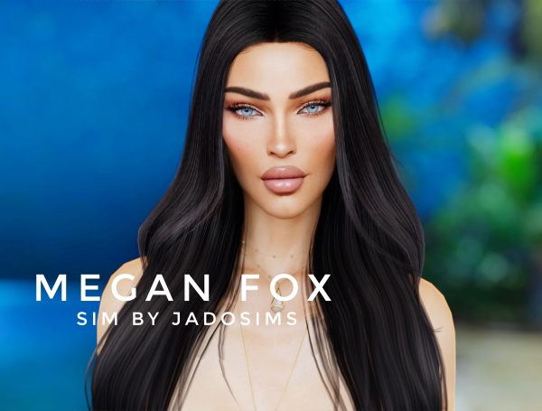 Alpha Megan Fox (Sim) by shopwithflynnn - The Sims 4 Custom Content