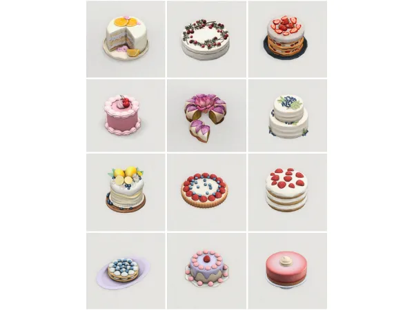 Maxis Match Finds Cakes in sims4 by melanie - The Sims 4 Custom Content