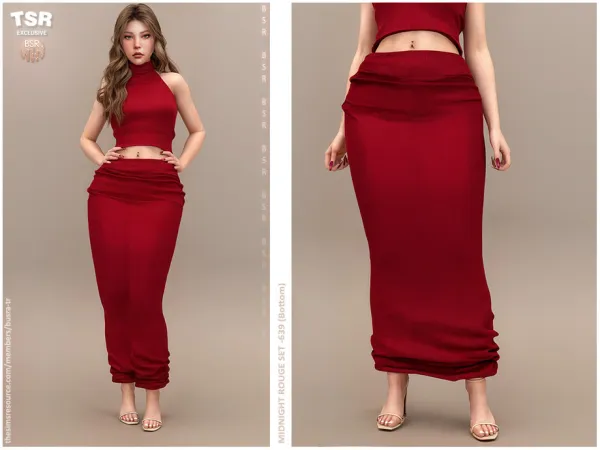 Alpha MIDNIGHT ROUGE SET 639 (Bottom) BD1625 tr by thesimsresource - The Sims 4 Custom Content