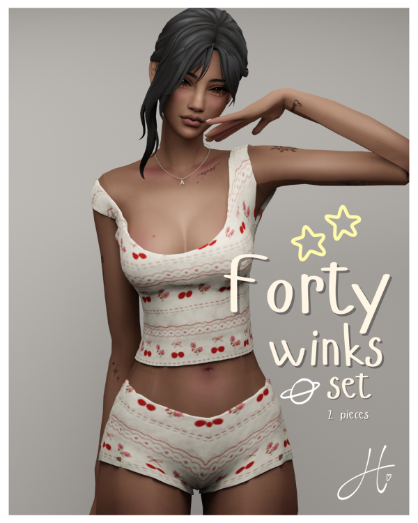 Maxis Match heartquake forty winks set by simsfinds - The Sims 4 Custom Content