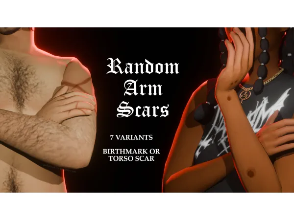 Maxis Match random arm (and hand) scars by simsfinds - The Sims 4 Custom Content