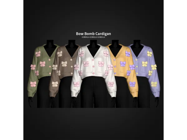 Bow Bomb Cardigan by gorillax3