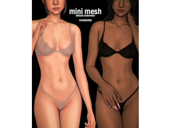Mini Mesh Default Underwear by scandisim