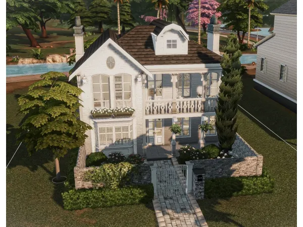 Mix Courtyard Lane by SereneDreamSims - The Sims 4 Custom Content