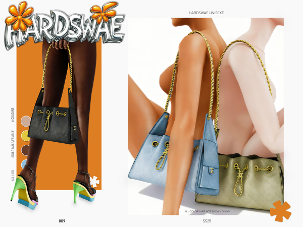 Alpha [HRDSWAE] ss2025 Chanel Hobo Bag by simsfinds - The Sims 4 Custom Content