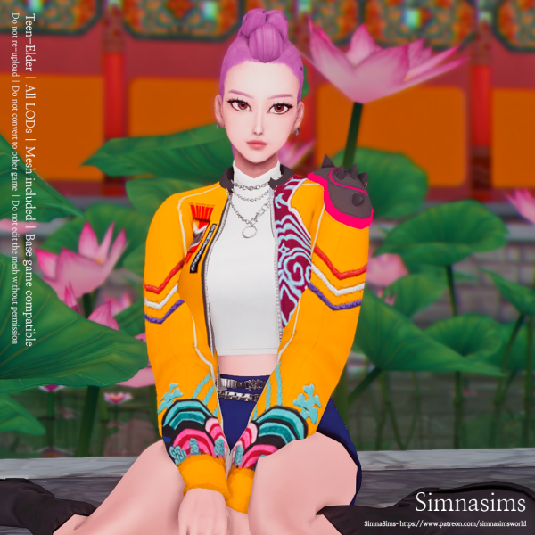 Maxis Match Rumi Top by simsfinds - The Sims 4 custom content