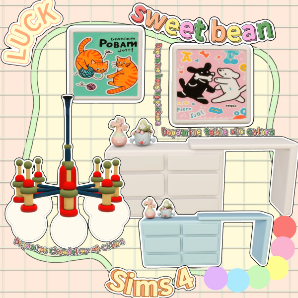 Maxis Match Meow dog sweet beans by simsfinds - The Sims 4 Custom Content