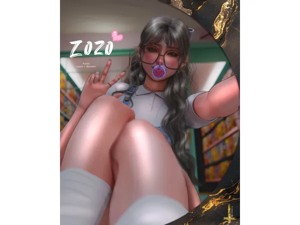 Mix [TheBrennts] Zozo - The Sims 4 Custom Content