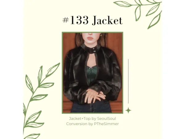 133 Jacket the simmer by p - The Sims 3 Custom Content