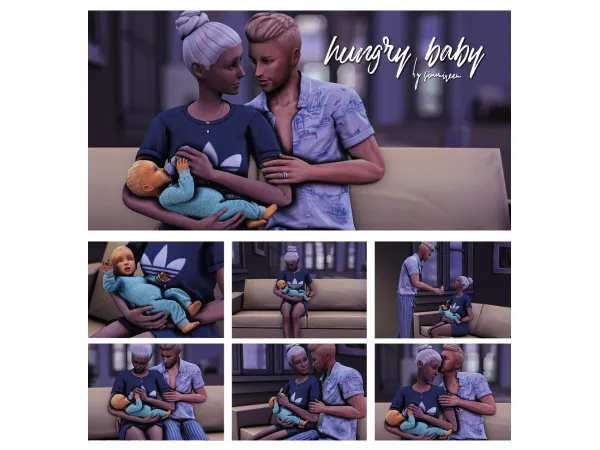 Mix u2018Hungry babyu2019 by simmireen - The Sims 4 Custom Content