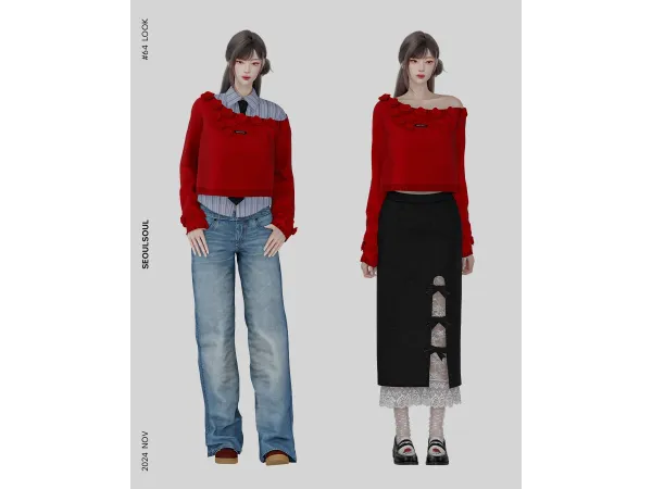 Alpha SIMS4 2024 064 soul by seoul - The Sims 4 Custom Content