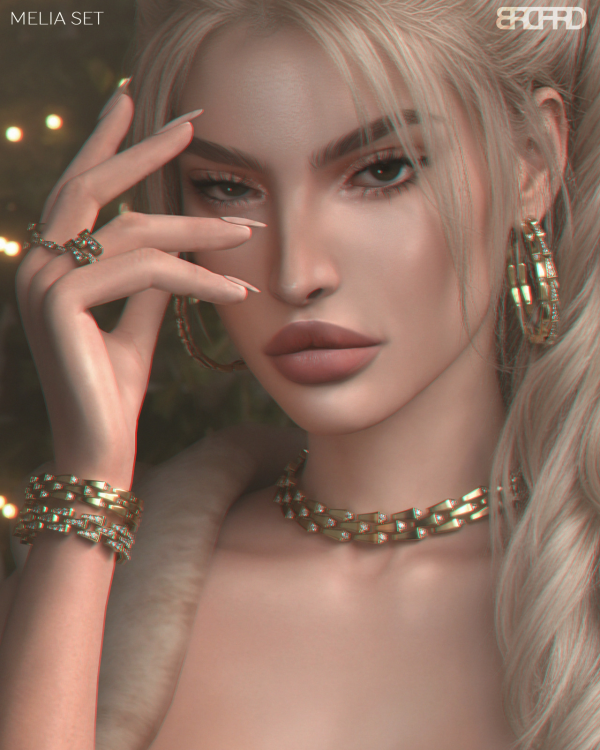 Alpha MELIA SET by simsfinds - The Sims 4 Custom Content