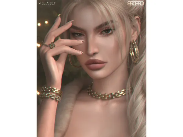 Alpha MELIA SET by bradfordsims - The Sims 4 Custom Content