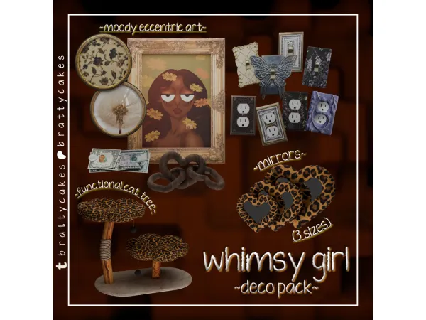 Alpha Whimsy Girl by brattycakes - The Sims 4 custom content