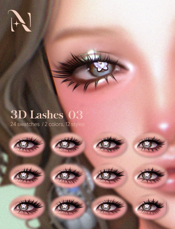 Mix 20260116 makeup set by simsfinds - The Sims 4 Custom Content