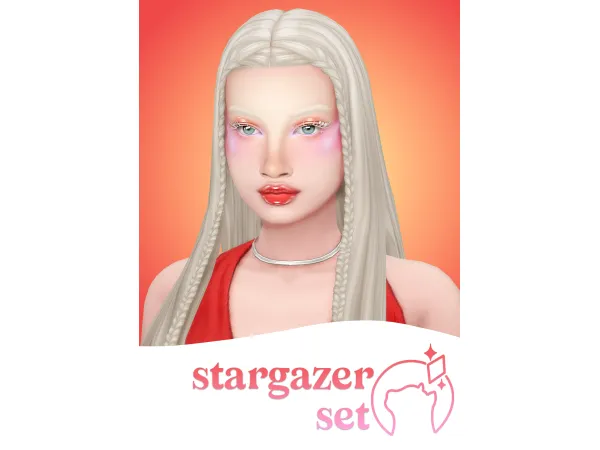 Maxis Match stargazer makeup set by ikarisims - The Sims 4 Custom Content