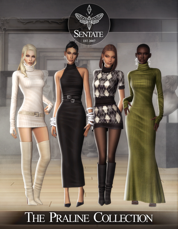 Maxis Match SENTATE The Praline Collection by simsfinds - The Sims 4 Custom Content