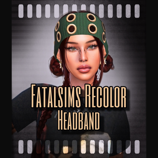 Maxis Match Yuyulie Flynn headband recolor by fatalsimss - The Sims 4 Custom Content