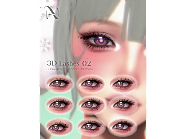 Mix 20260116 makeup set by NthngNthng - The Sims 4 custom content