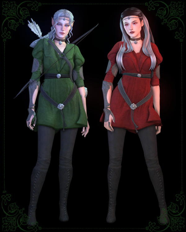 Maxis Match Elf archer by simsfinds - The Sims 4 Custom Content