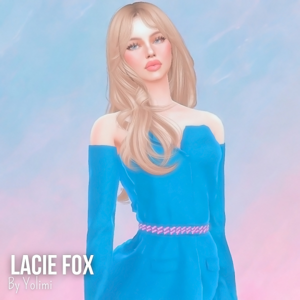 Alpha 💙 Lacie Fox Blue Glow Edition - The Sims 4 custom content
