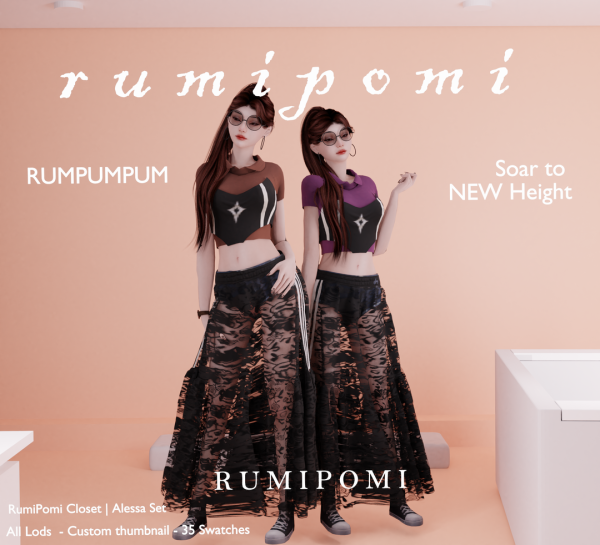 Alpha Rumpumpum_Alessa by rumi_pomi - The Sims 4 Custom Content
