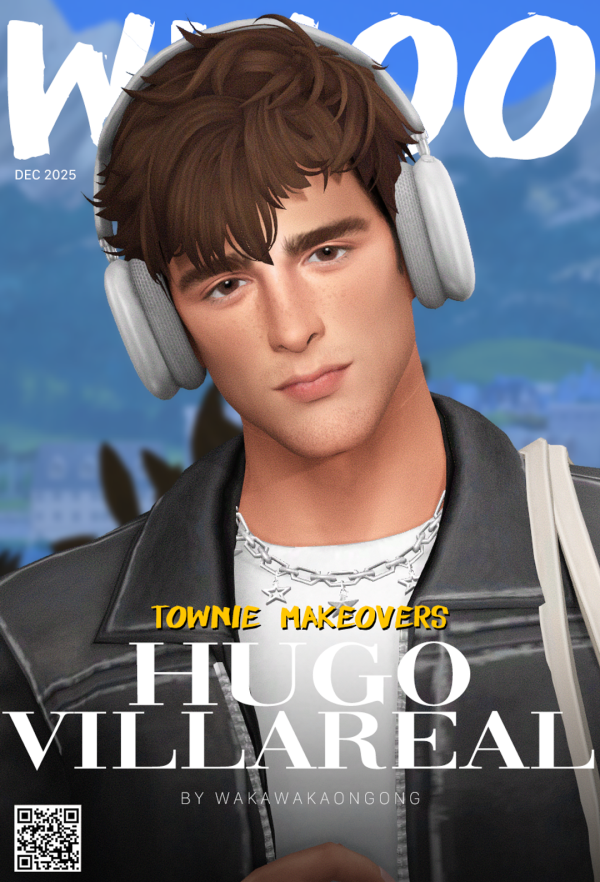 Maxis Match [WWOO] HUGO VILLAREAL 2025 by simsfinds - The Sims 4 Custom Content