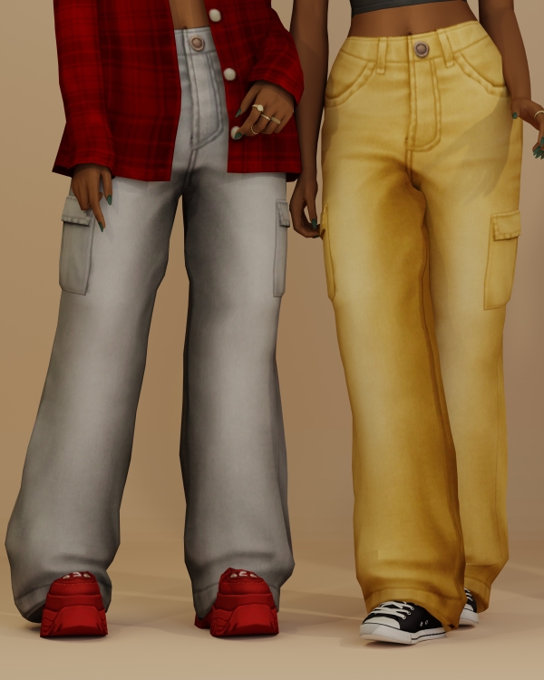 Maxis Match Library Cargo Pants - The Sims 4 Custom Content