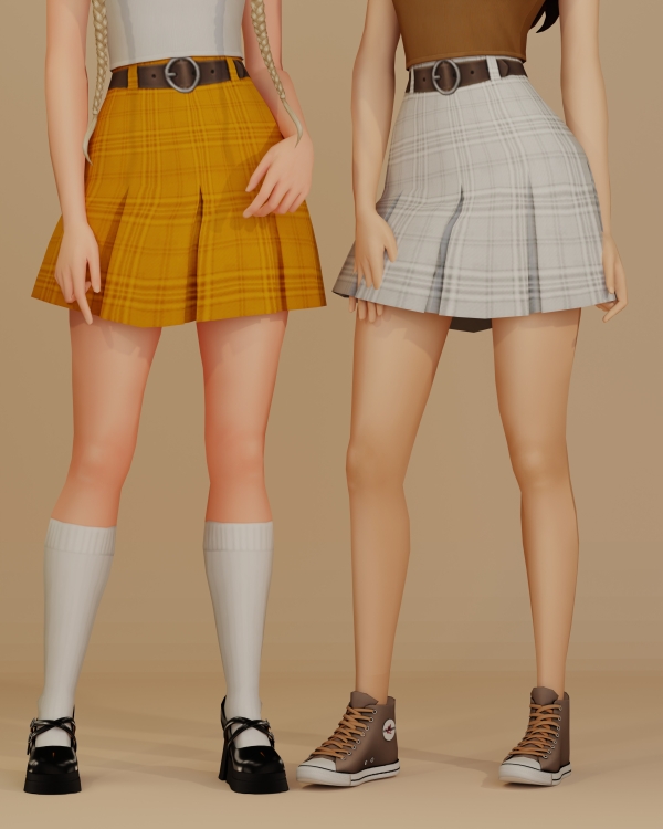 Maxis Match Prep Bell Skirt - The Sims 4 Custom Content