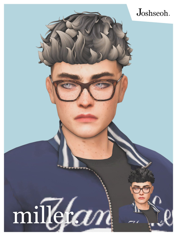 Maxis Match Miller Hair Highlights Overlay by simsfinds - The Sims 4 Custom Content
