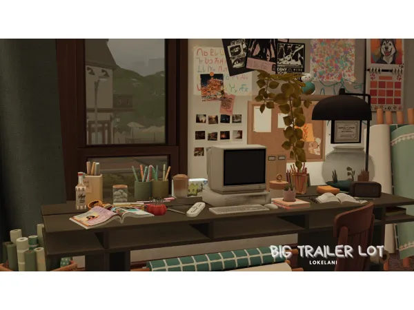 Maxis Match Lokelani Big Trailer Lot by simsfinds - The Sims 4 Custom Content