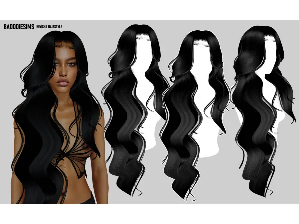 KEYISHA HAIRSTYLE by BadddieSims