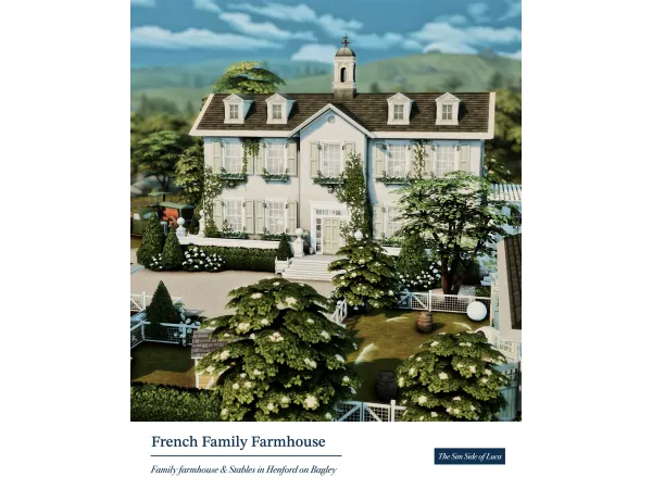 French Family Farmhouse & Stables | Henford on Bagley by TheSimSideofLuca