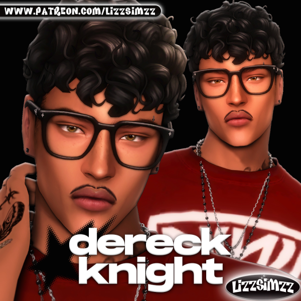 Maxis Match Dereck Knight by simsfinds - The Sims 4 Custom Content
