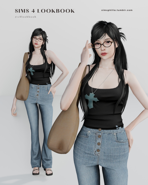 Alpha Lookbook Dump by simsfinds - The Sims 4 Custom Content