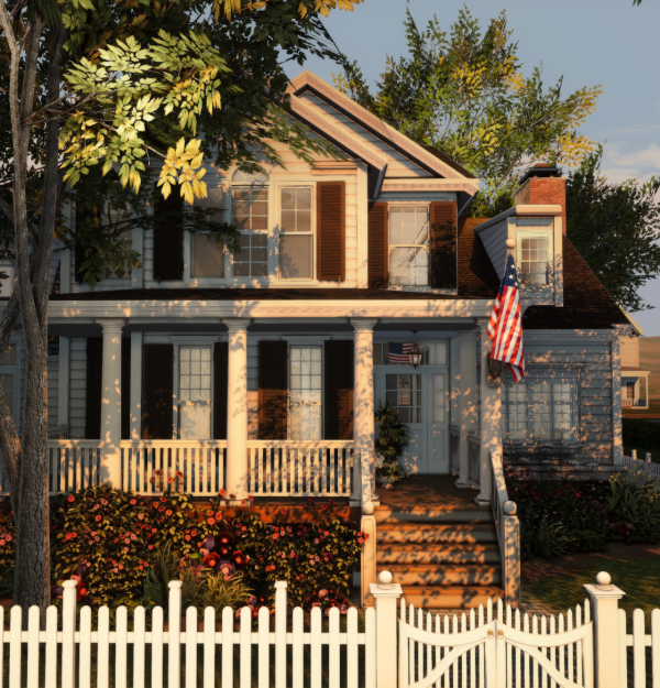 Mix Randolph Place by simsfinds - The Sims 4 Custom Content