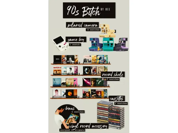 Alpha 90s Bitch by simmerberlin - The Sims 4 Custom Content