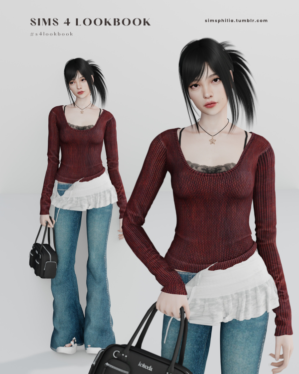 Alpha Lookbook Dump by simsfinds - The Sims 4 Custom Content