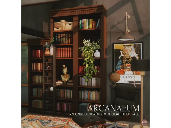 arcanaeum u2014 modular bookcase by sforz