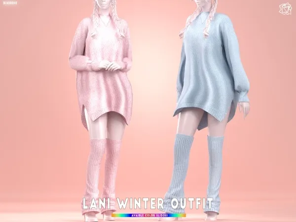 Blair Winter Outfit - Bluerosesims